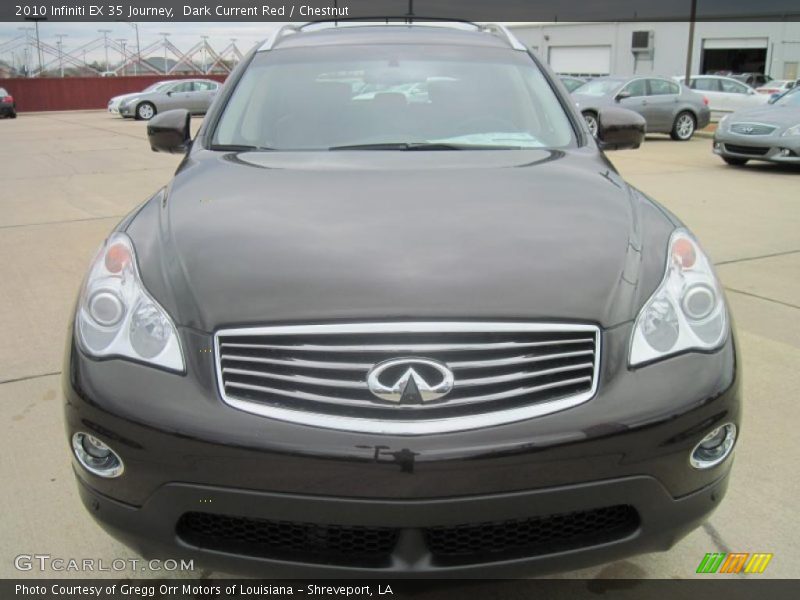Dark Current Red / Chestnut 2010 Infiniti EX 35 Journey