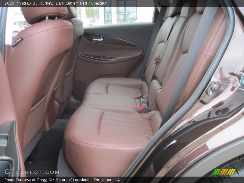 Dark Current Red / Chestnut 2010 Infiniti EX 35 Journey