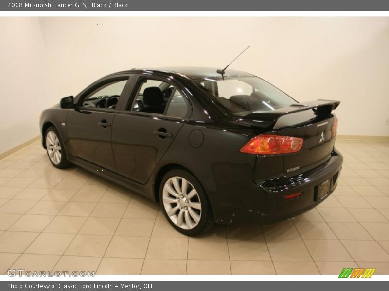 Black / Black 2008 Mitsubishi Lancer GTS