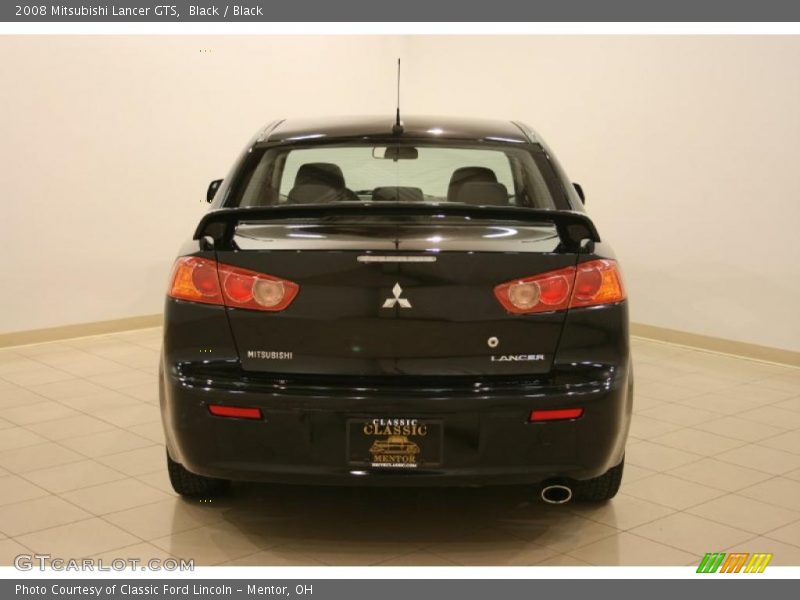 Black / Black 2008 Mitsubishi Lancer GTS