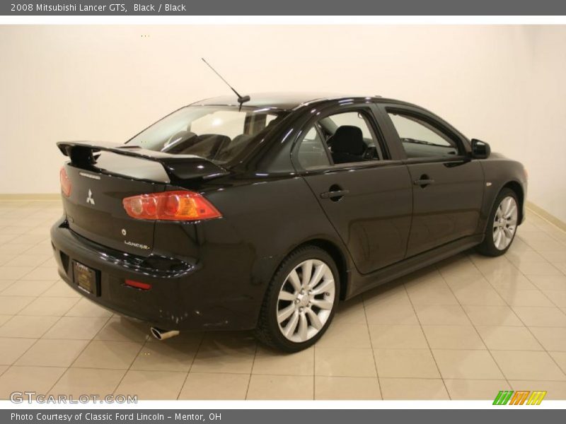 Black / Black 2008 Mitsubishi Lancer GTS