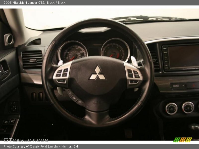 Black / Black 2008 Mitsubishi Lancer GTS