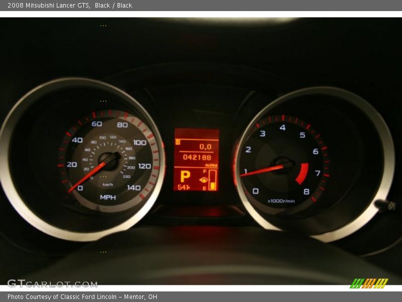 Black / Black 2008 Mitsubishi Lancer GTS