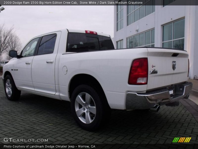 Stone White / Dark Slate/Medium Graystone 2009 Dodge Ram 1500 Big Horn Edition Crew Cab