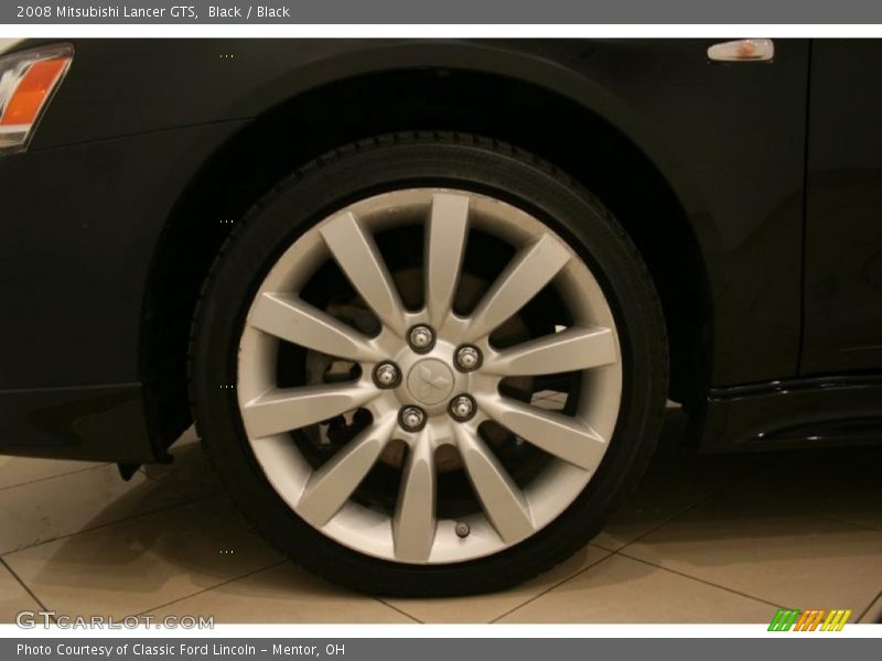 Black / Black 2008 Mitsubishi Lancer GTS