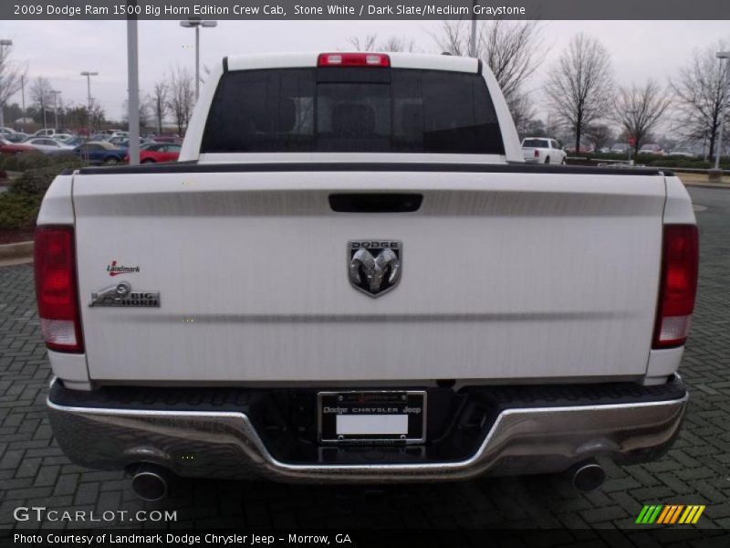 Stone White / Dark Slate/Medium Graystone 2009 Dodge Ram 1500 Big Horn Edition Crew Cab