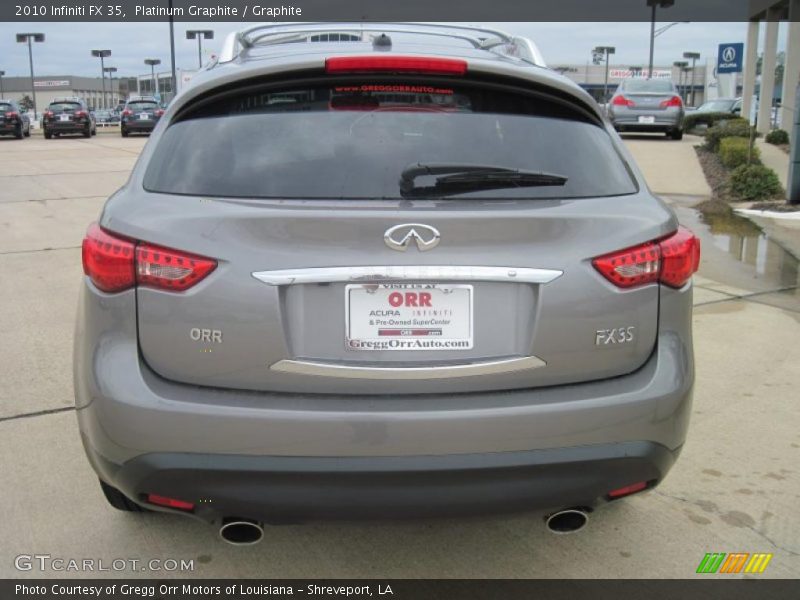 Platinum Graphite / Graphite 2010 Infiniti FX 35