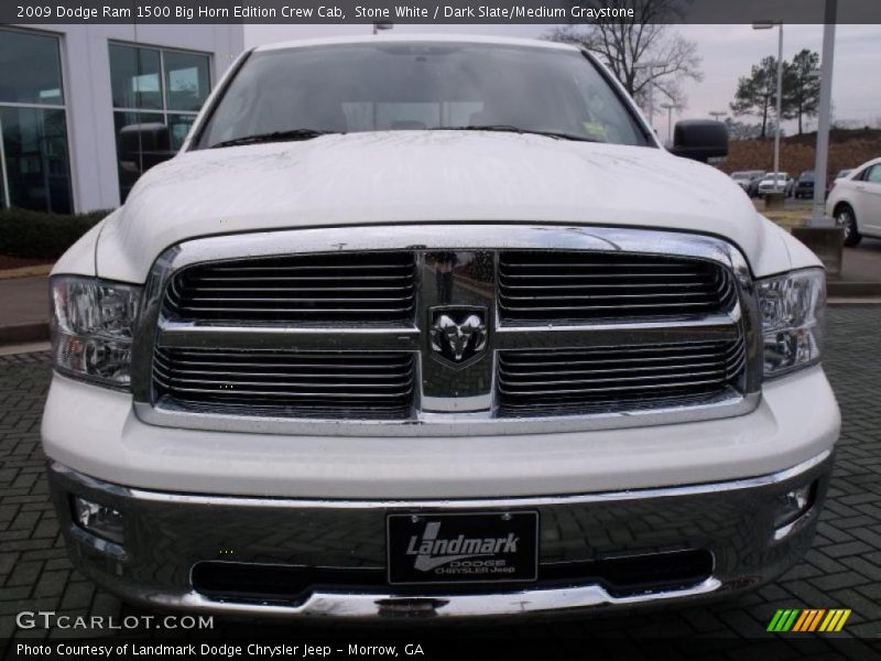 Stone White / Dark Slate/Medium Graystone 2009 Dodge Ram 1500 Big Horn Edition Crew Cab
