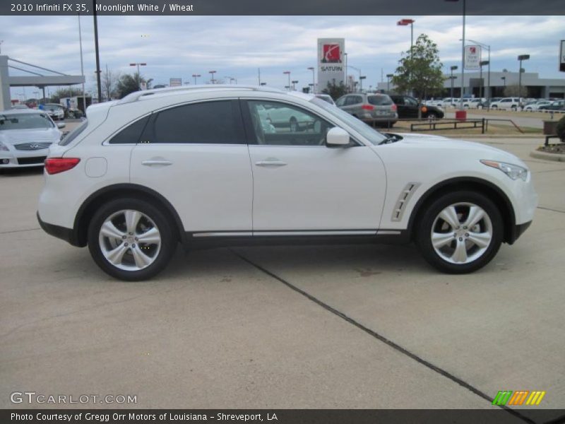 Moonlight White / Wheat 2010 Infiniti FX 35