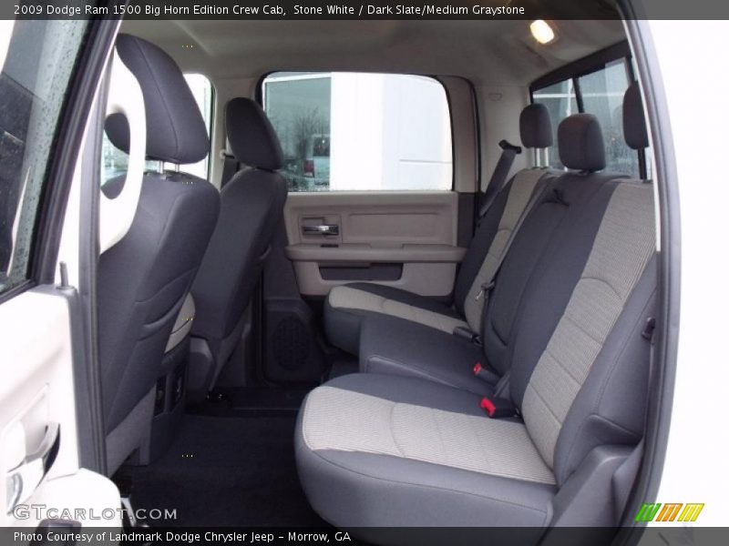 Stone White / Dark Slate/Medium Graystone 2009 Dodge Ram 1500 Big Horn Edition Crew Cab