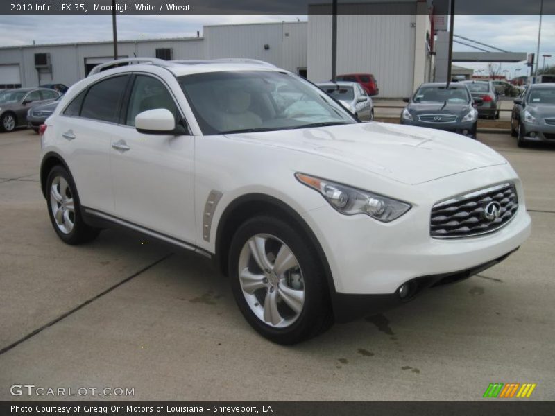 Moonlight White / Wheat 2010 Infiniti FX 35