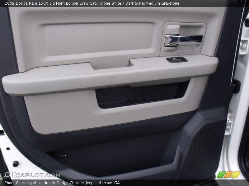 Stone White / Dark Slate/Medium Graystone 2009 Dodge Ram 1500 Big Horn Edition Crew Cab