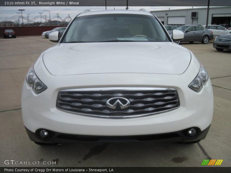 Moonlight White / Wheat 2010 Infiniti FX 35