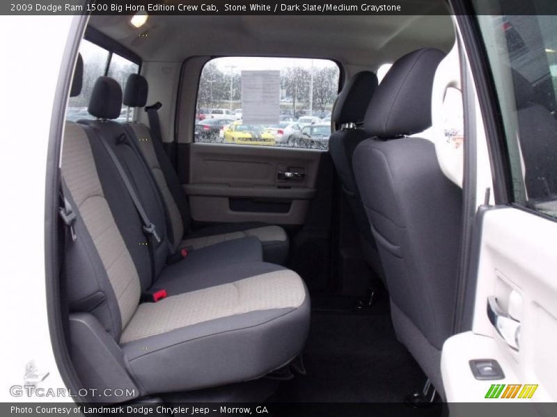 Stone White / Dark Slate/Medium Graystone 2009 Dodge Ram 1500 Big Horn Edition Crew Cab