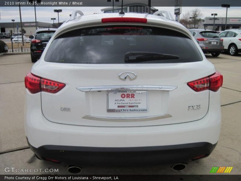 Moonlight White / Wheat 2010 Infiniti FX 35