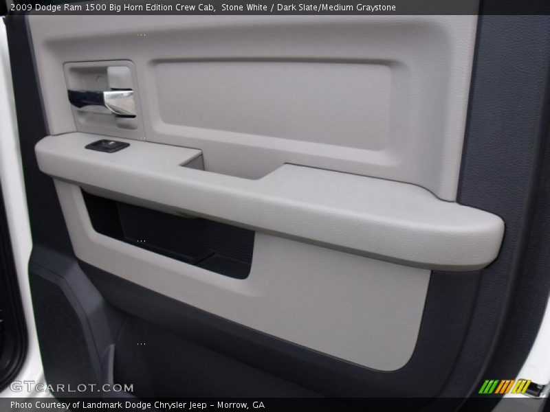 Stone White / Dark Slate/Medium Graystone 2009 Dodge Ram 1500 Big Horn Edition Crew Cab