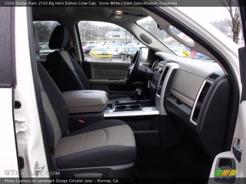 Stone White / Dark Slate/Medium Graystone 2009 Dodge Ram 1500 Big Horn Edition Crew Cab