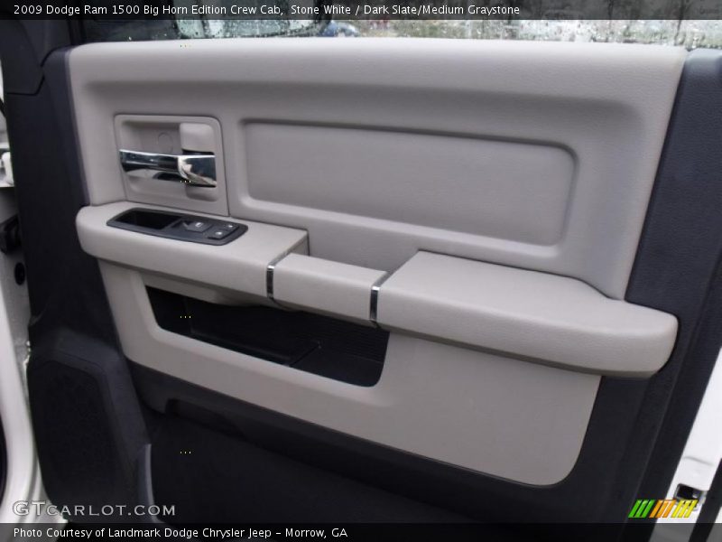 Stone White / Dark Slate/Medium Graystone 2009 Dodge Ram 1500 Big Horn Edition Crew Cab