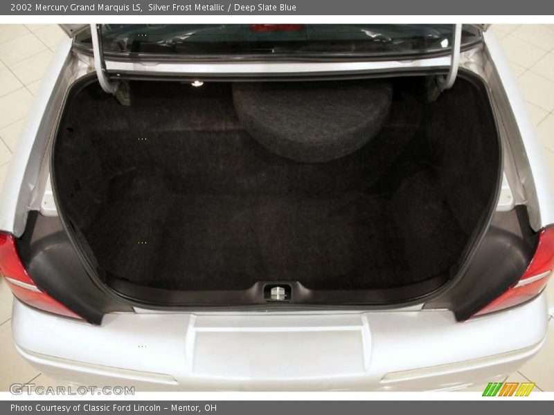 Silver Frost Metallic / Deep Slate Blue 2002 Mercury Grand Marquis LS