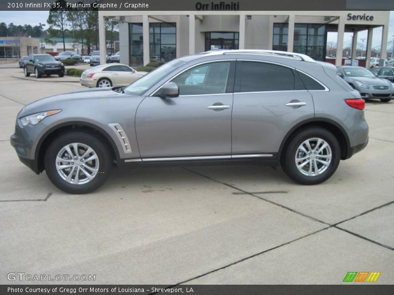 Platinum Graphite / Graphite 2010 Infiniti FX 35