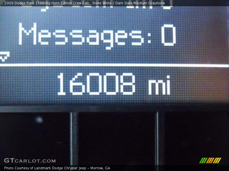 Stone White / Dark Slate/Medium Graystone 2009 Dodge Ram 1500 Big Horn Edition Crew Cab