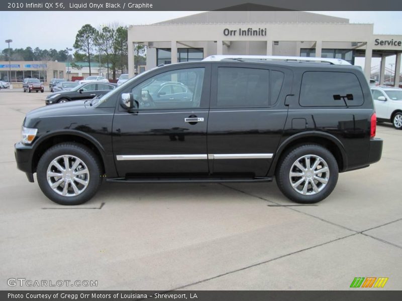 Liquid Onyx Black / Graphite 2010 Infiniti QX 56