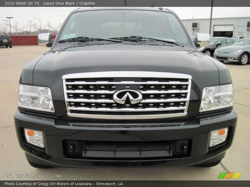 Liquid Onyx Black / Graphite 2010 Infiniti QX 56