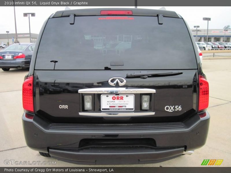 Liquid Onyx Black / Graphite 2010 Infiniti QX 56