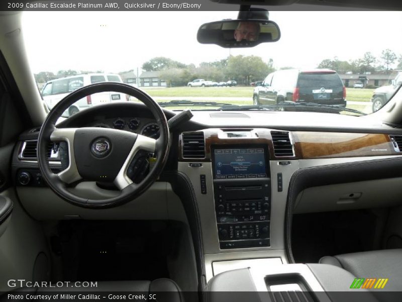 Quicksilver / Ebony/Ebony 2009 Cadillac Escalade Platinum AWD