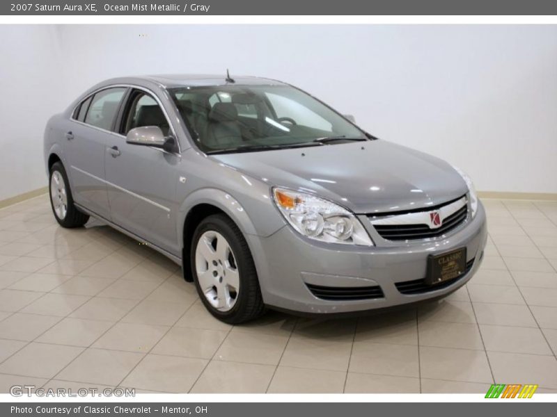 Ocean Mist Metallic / Gray 2007 Saturn Aura XE