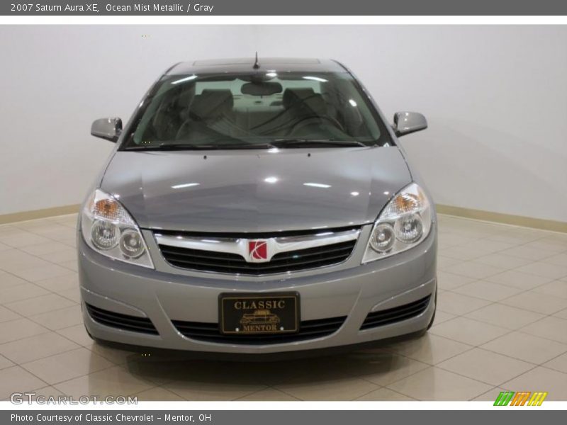 Ocean Mist Metallic / Gray 2007 Saturn Aura XE