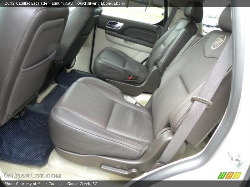 Quicksilver / Ebony/Ebony 2009 Cadillac Escalade Platinum AWD