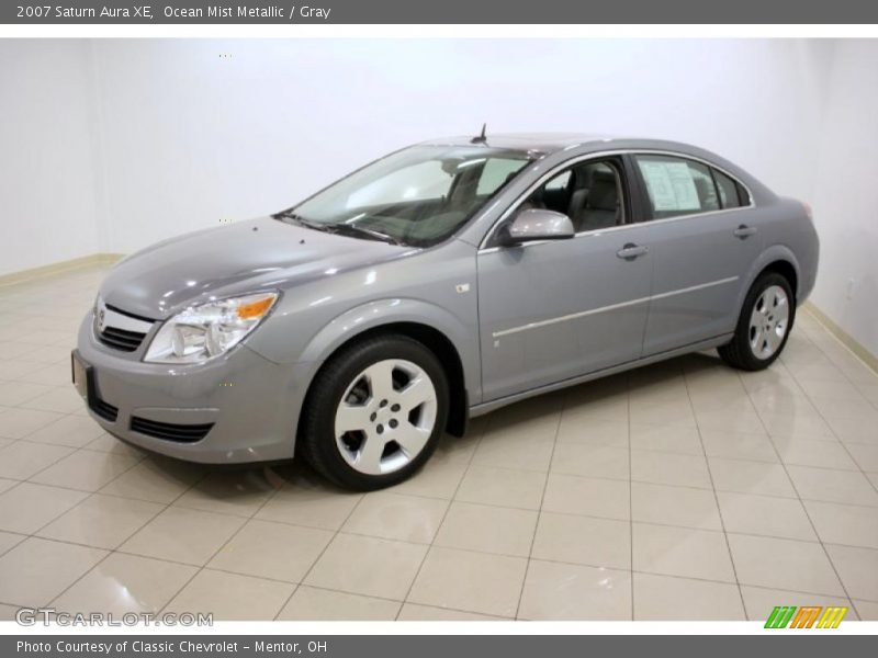Ocean Mist Metallic / Gray 2007 Saturn Aura XE