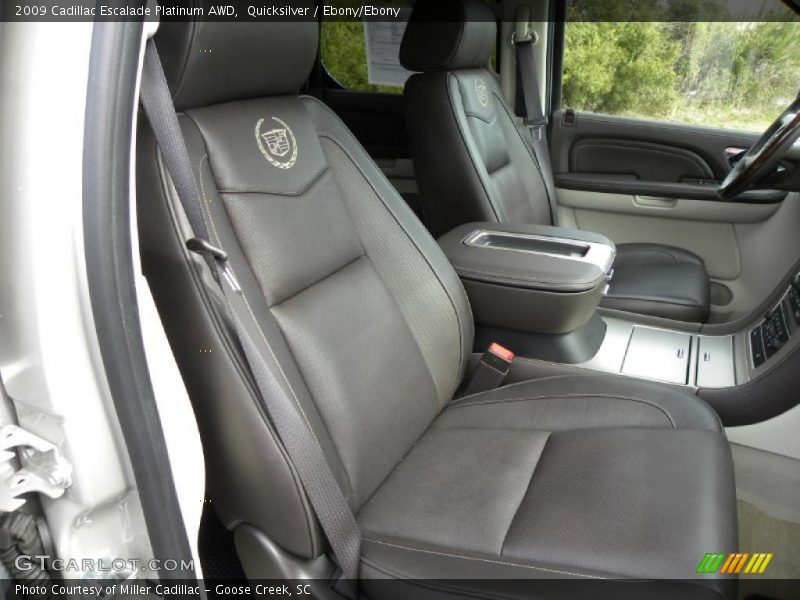 Quicksilver / Ebony/Ebony 2009 Cadillac Escalade Platinum AWD
