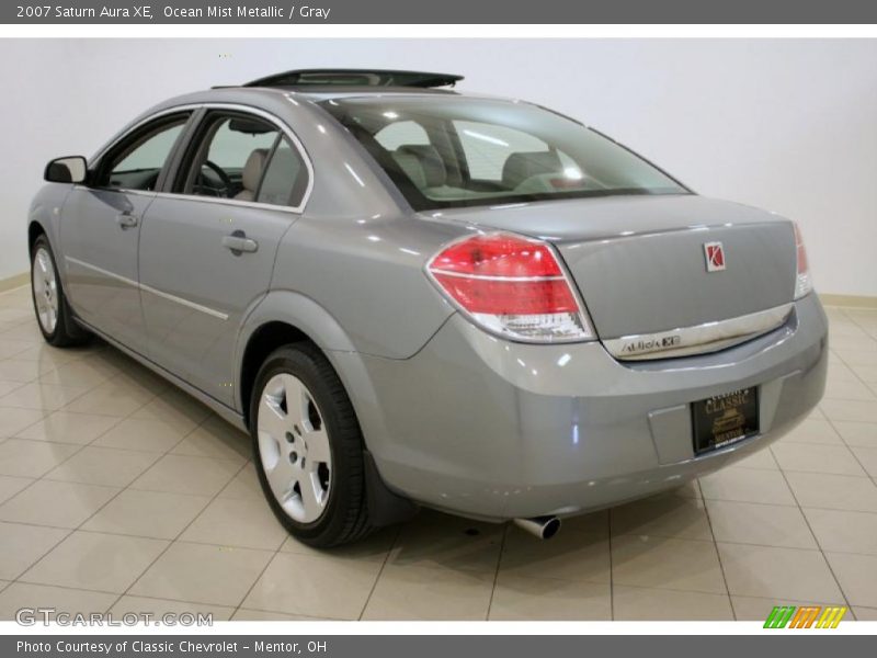 Ocean Mist Metallic / Gray 2007 Saturn Aura XE