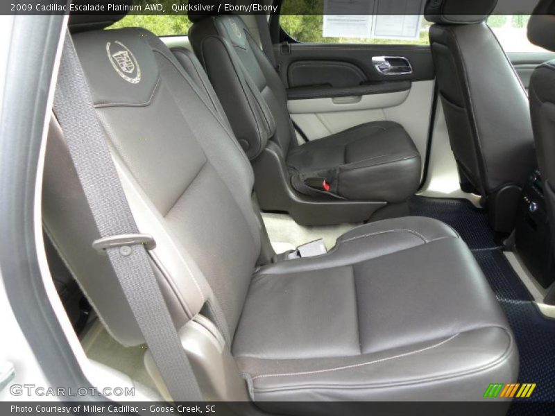 Quicksilver / Ebony/Ebony 2009 Cadillac Escalade Platinum AWD
