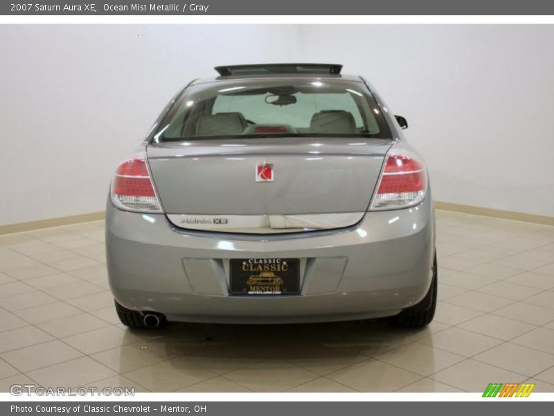 Ocean Mist Metallic / Gray 2007 Saturn Aura XE