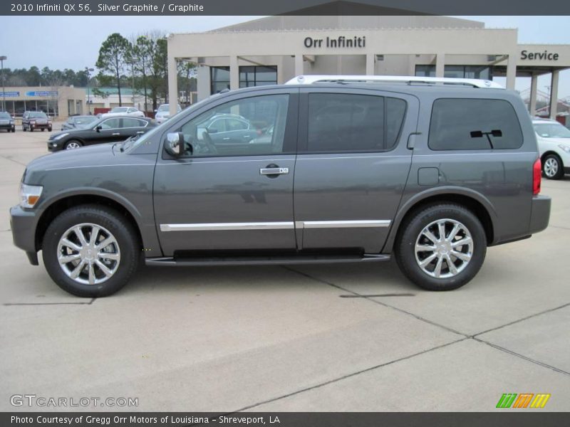 Silver Graphite / Graphite 2010 Infiniti QX 56