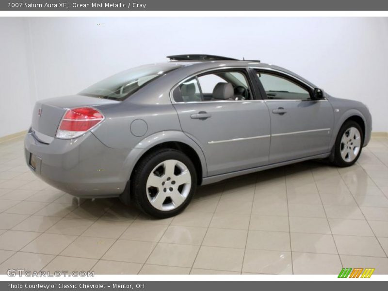 Ocean Mist Metallic / Gray 2007 Saturn Aura XE