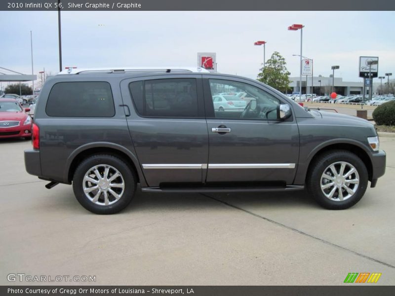 Silver Graphite / Graphite 2010 Infiniti QX 56