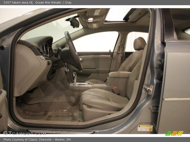 Ocean Mist Metallic / Gray 2007 Saturn Aura XE