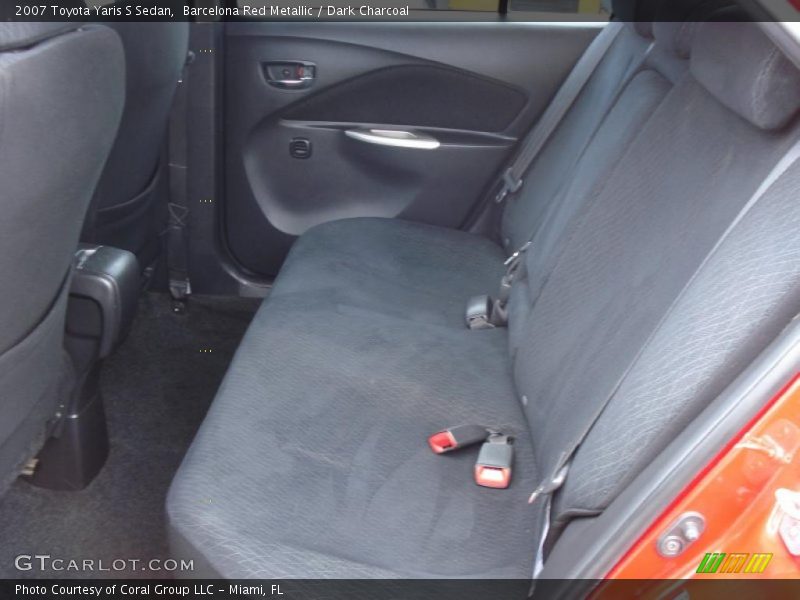 Barcelona Red Metallic / Dark Charcoal 2007 Toyota Yaris S Sedan