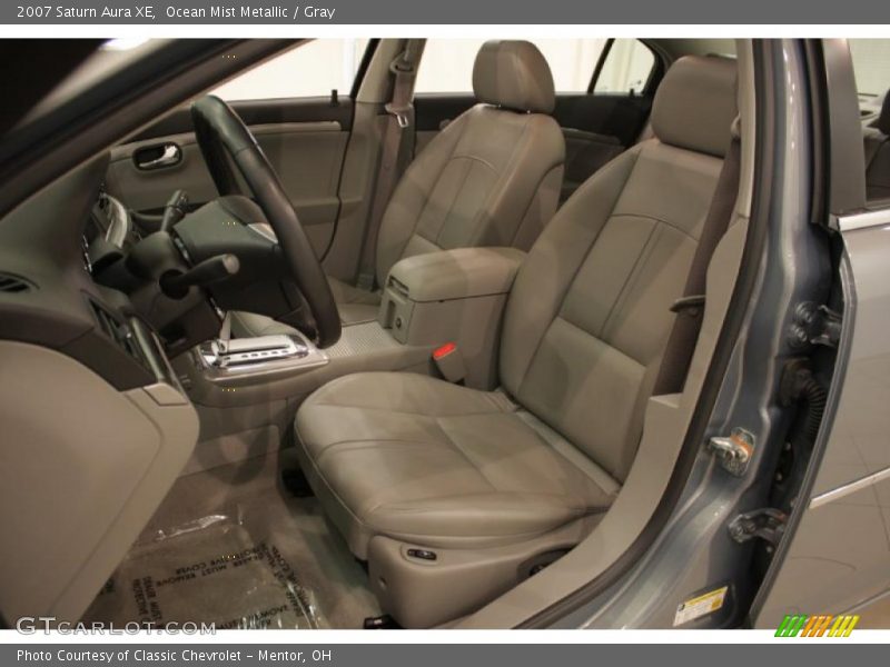 Ocean Mist Metallic / Gray 2007 Saturn Aura XE