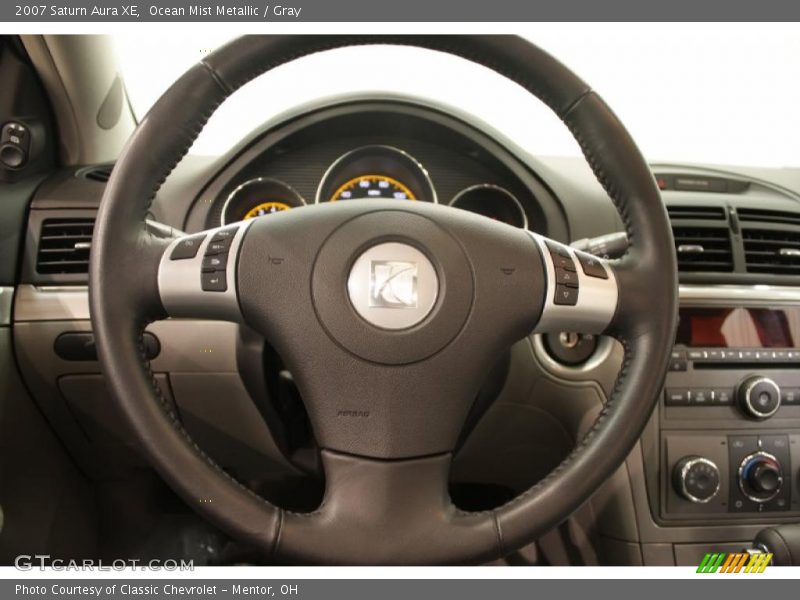 Ocean Mist Metallic / Gray 2007 Saturn Aura XE