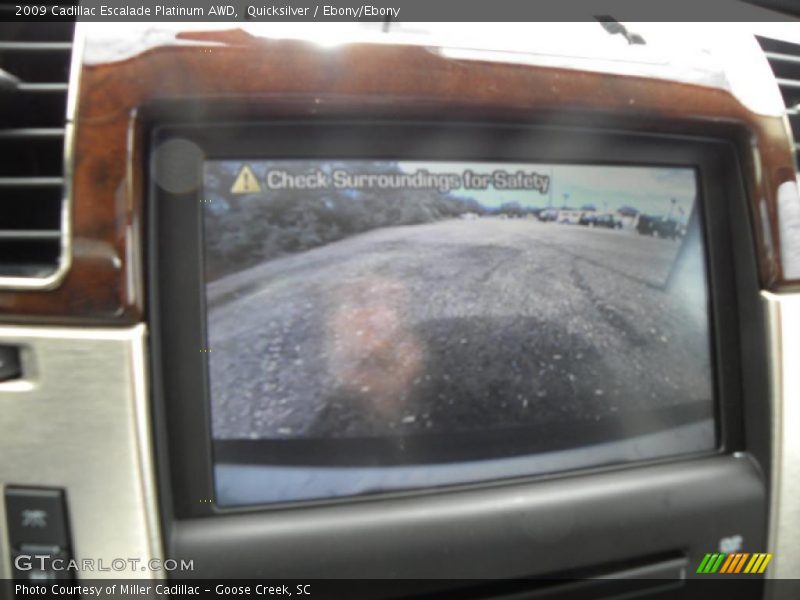 Quicksilver / Ebony/Ebony 2009 Cadillac Escalade Platinum AWD