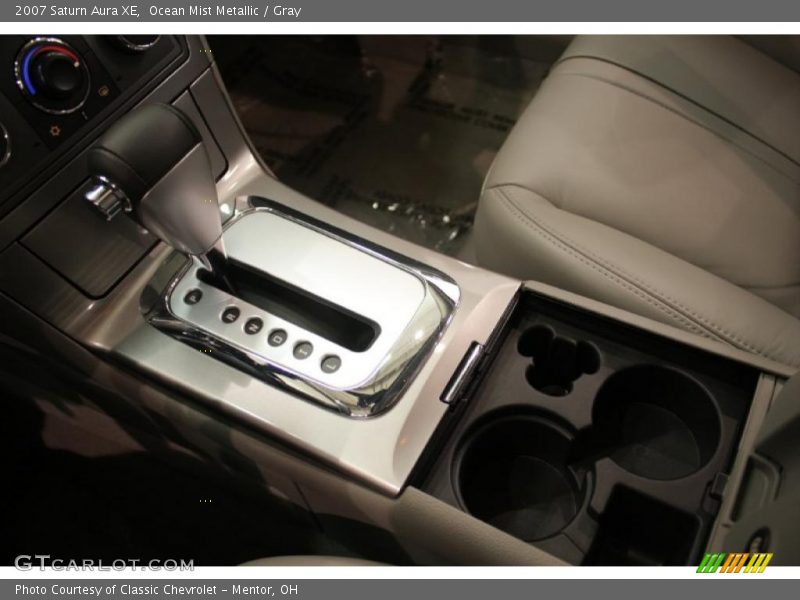 Ocean Mist Metallic / Gray 2007 Saturn Aura XE