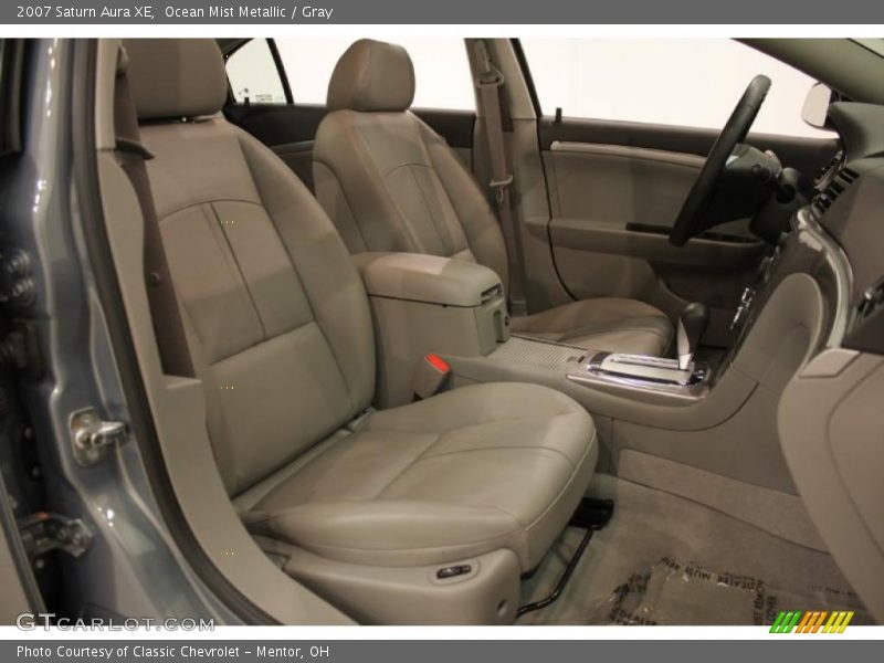 Ocean Mist Metallic / Gray 2007 Saturn Aura XE