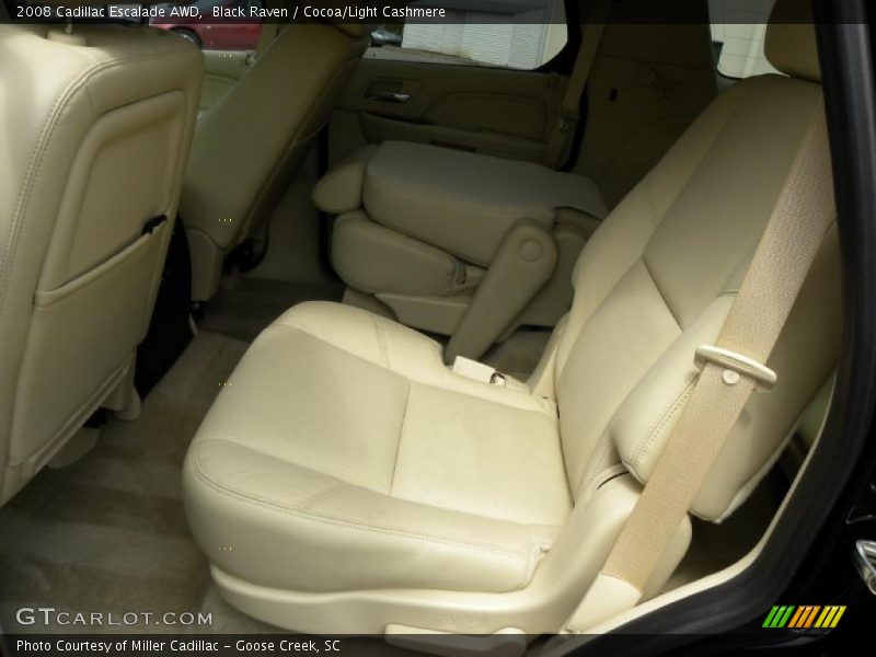 Black Raven / Cocoa/Light Cashmere 2008 Cadillac Escalade AWD