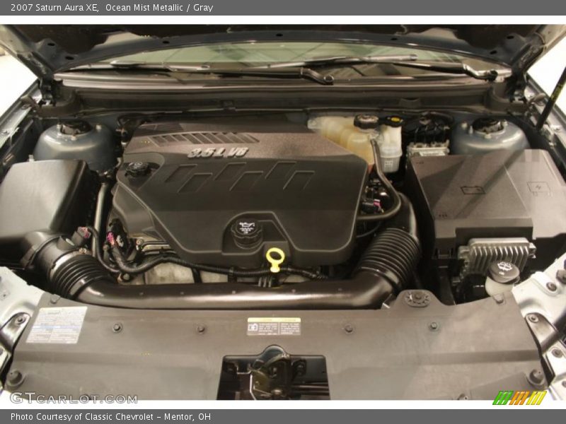 Ocean Mist Metallic / Gray 2007 Saturn Aura XE