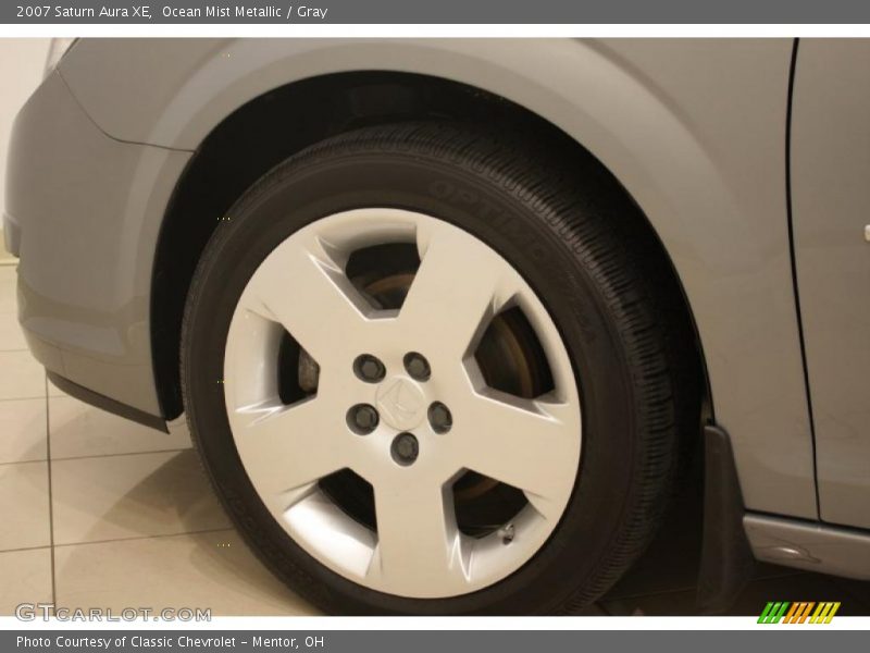 Ocean Mist Metallic / Gray 2007 Saturn Aura XE